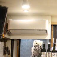 air conditioner are running at any time in our store.　owlcafe  harajuku tokyo